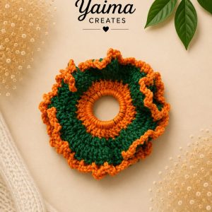 Havanna – liten handvirkad scrunchie